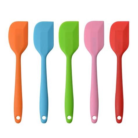silicone spatula heat resistant|Silicone Spatulas, 11 inch Rubber Spatula Heat Resistant .